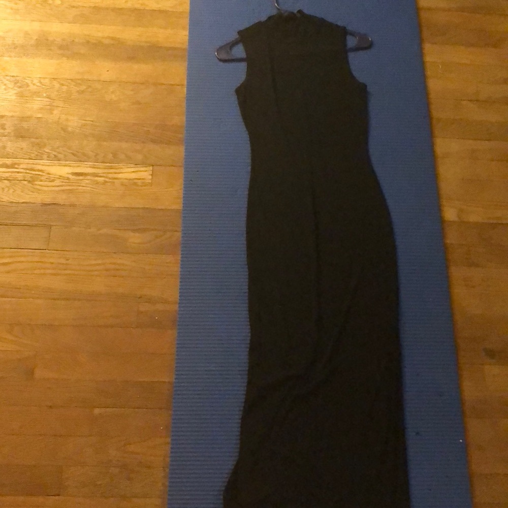 Long black dress